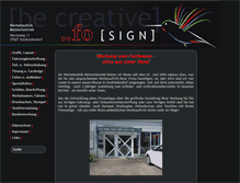 Tablet Screenshot of fo-sign.de